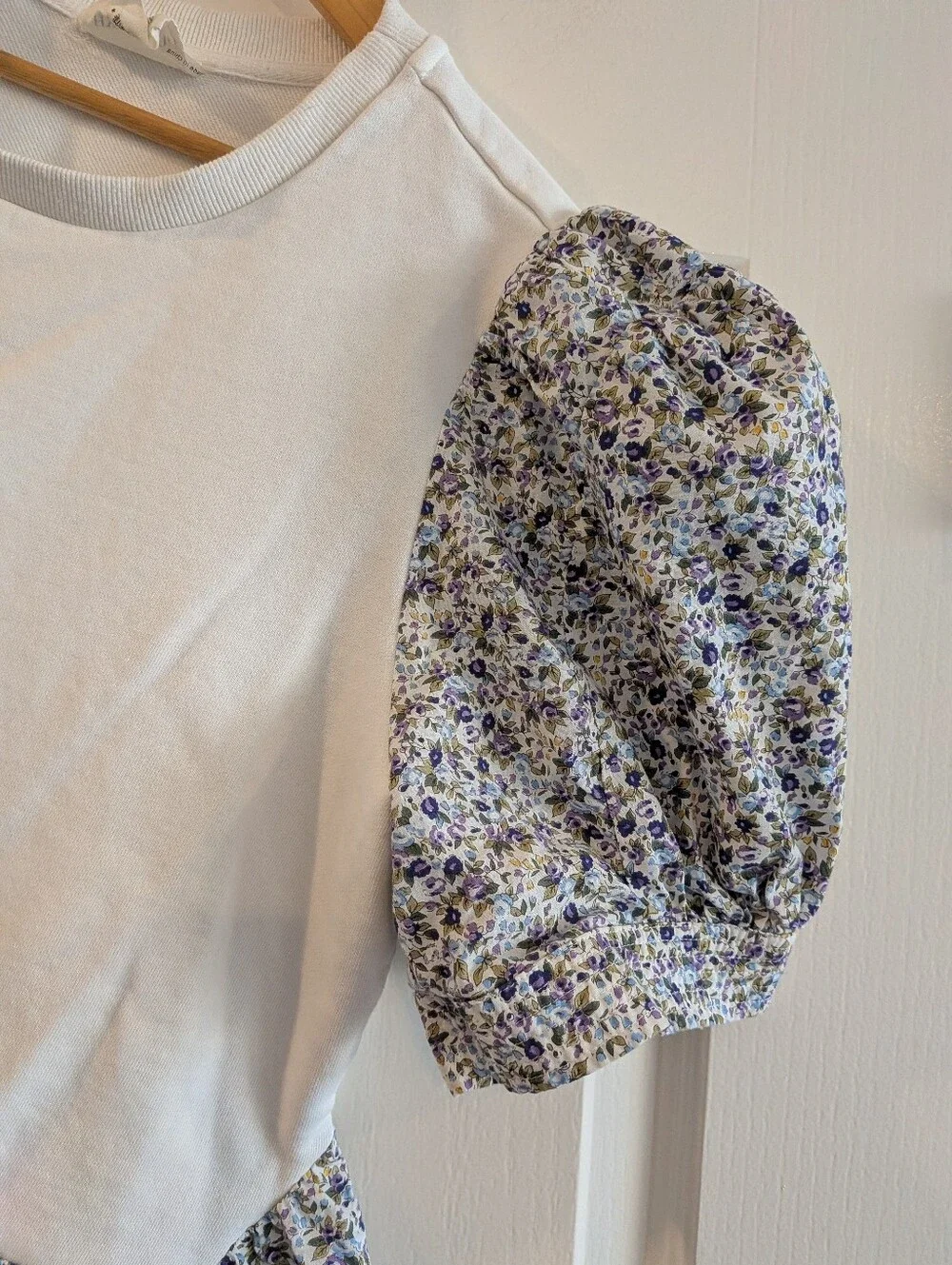 Hyacinth House Mixed Media Savannah Blouse Top Ditsy Floral Cottagecore Size XXL